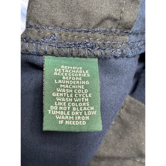 Lauren Jeans Co Capri Pants Womens Size 12 Straight Blue Mid Rise Belted - Picture 5 of 9